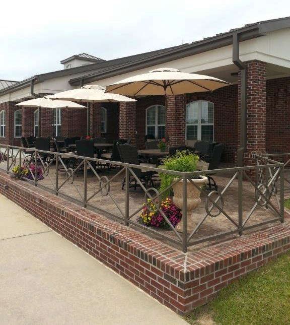 Airport outdoor seating 